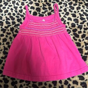 Okie Dokie 4T Girls Pink Lightweight Cotton Tank Top